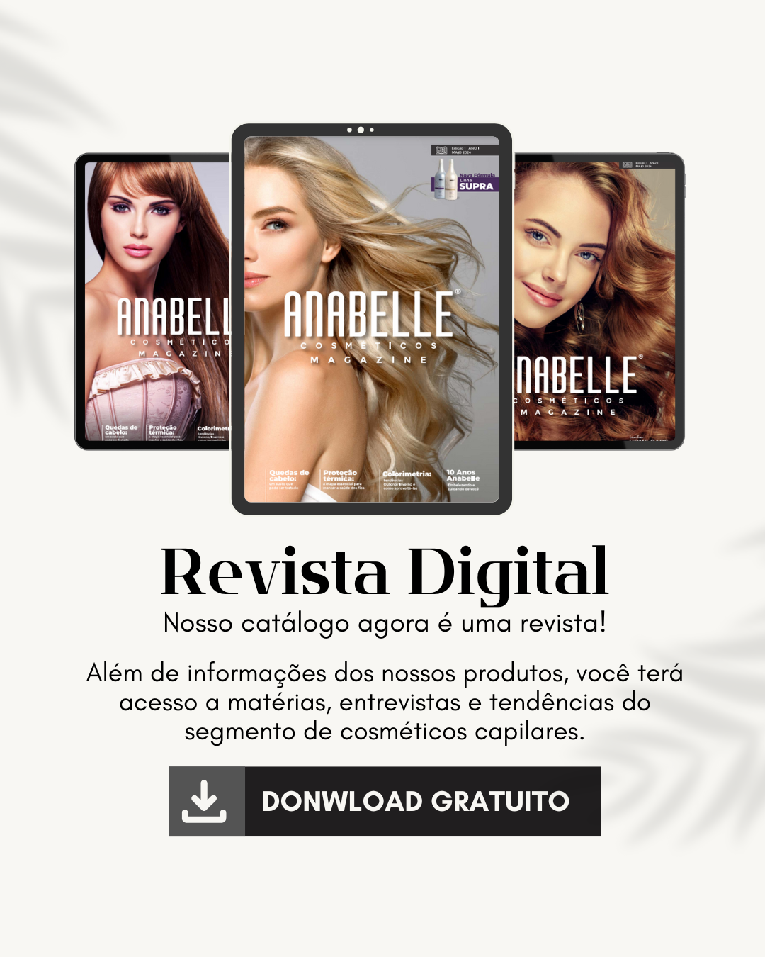 📣 Tem novidade na área!! A revista virtual  Anabelle Magazine